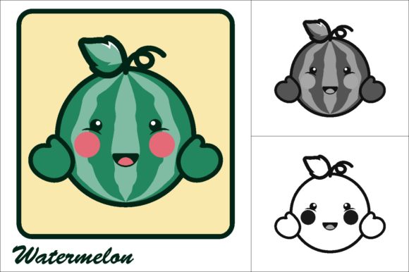 Download Watermelon Vector Illustration Icon - Watermelon vector Collection