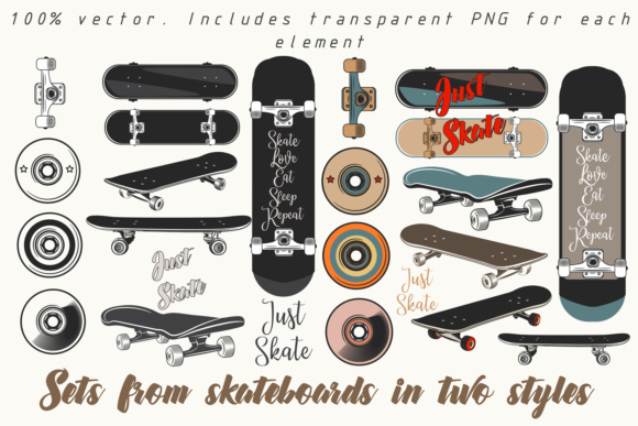 Download Skateboard Vector Pack - Boar Collection