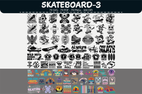 Download Skateboard Vector Clipart – 79 Designs - Boar Collection