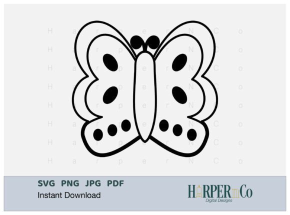 Download BUTTERFLY OUTLINE 8 SVG PNG Cut EPS File - Eps file Collection