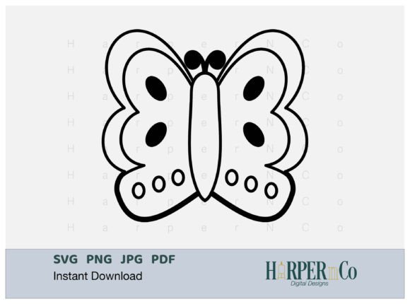 Download BUTTERFLY OUTLINE 7 SVG PNG Cut EPS File - Eps file Collection